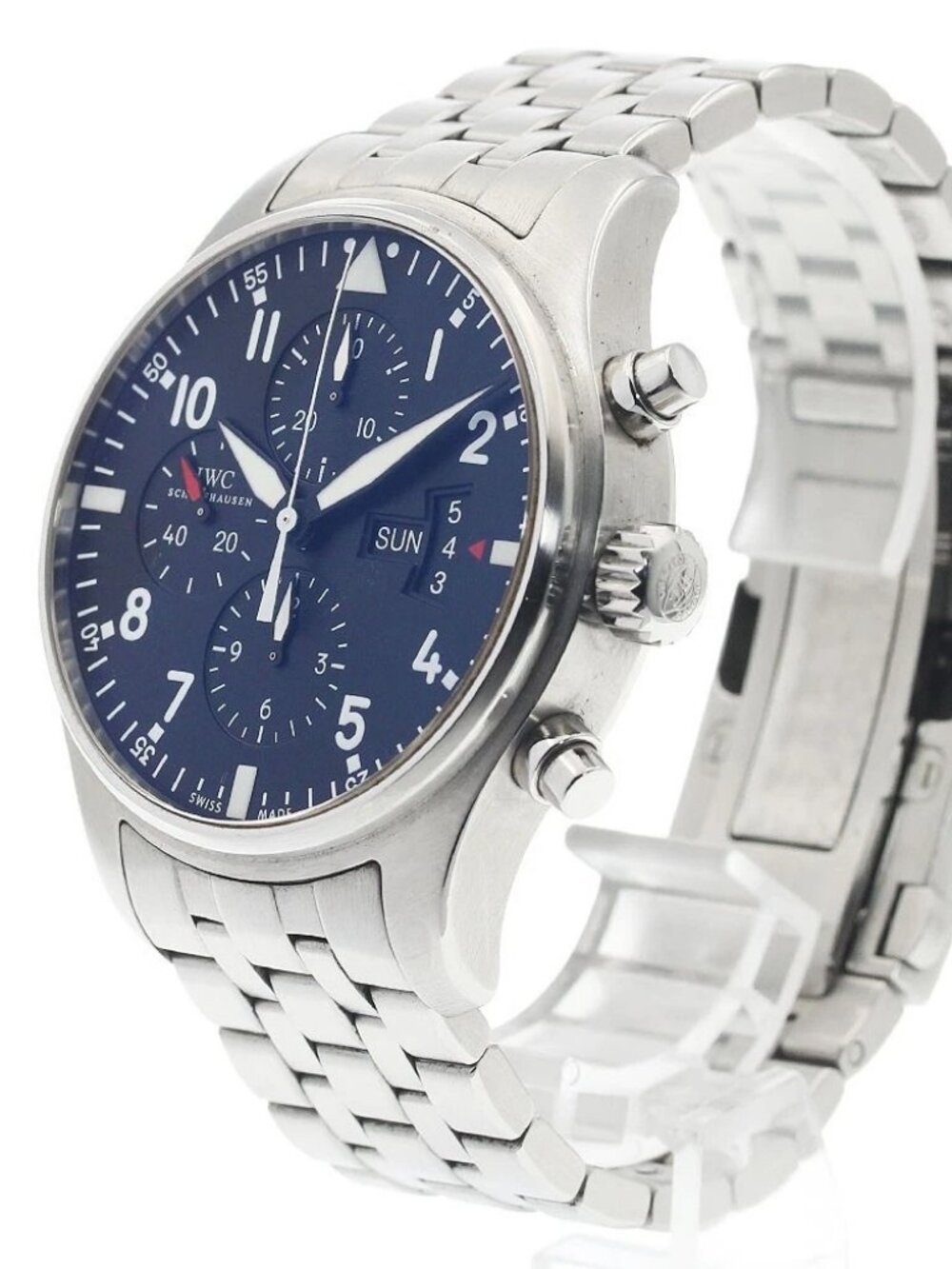 IWC SCHAFFHAUSEN Pilot watch IW377704 Chronograph Automatic Men's Watch_940340